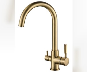 Смеситель Zorg Steel Hammer SH 713 BRONZE для кухни под фильтр, бронза