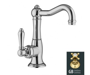 Смеситель Nicolazzi Cinguanta 3452GB75C для раковины, цвет гальваническое золото, ручка EL CAPITAN