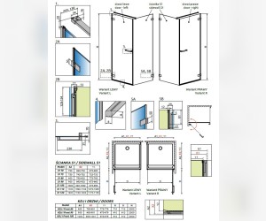 Душевой уголок Radaway Arta KDJ I 120 x 80 см, правая дверь, стекло прозрачное