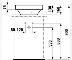 Раковина - чаша Laufen Palomba 1180.1.112
