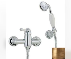 Смеситель Bandini Antico 858620YY00 для душа, бронза/ручка керамическая Antico