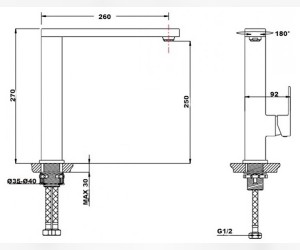 Смеситель Timo Selene для кухонной мойки, хром, 2066FN chrome