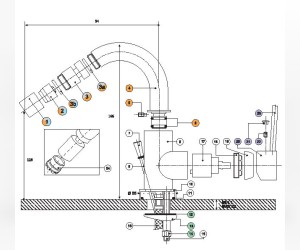 Смеситель Bandini Stel 9493200000 для биде, хром
