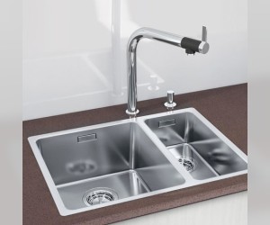 Мойка Blanco Andano 340/180-U 518322 левая с клапаном-автоматом