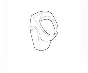 Писсуар Geberit Renova 235300000, цвет белый