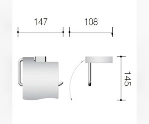 Бумагодержатель Schein Swing 326B1