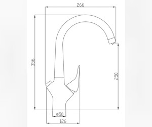 Смеситель Zorg Steel Hammer SH 815 BRONZE для кухни под фильтр, бронза