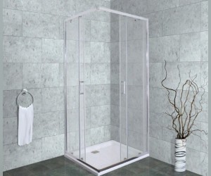Душевой уголок Timo Altti-611 C Clean Glass, стекло прозрачное, 100 х 100 х 190 см