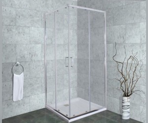 Душевой уголок Timo Altti-611 C Clean Glass, стекло прозрачное, 100 х 100 х 190 см