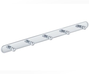 Планка с 5-ю крючками Veragio Gialetta VR.GIL-6438.CR, 40 см, хром