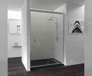 Душевая дверь RGW PA-12, 01081215-11, 150 х 195 см раздвижная, стекло прозрачное, хром