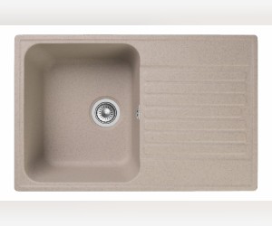 Кухонная мойка GranFest Quarz Z 78, 73.6 x 47.6 см, песочный