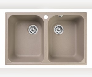 Кухонная мойка GranFest Quarz Z 15, 73.7 x 47.8 см, песочный