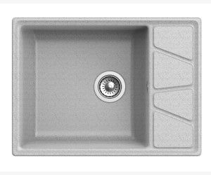 Кухонная мойка GranFest Vertex GF-V-680 L, 68х50 см, серая