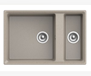 Кухонная мойка GranFest Level GF-LV-760K, 76х50 см, песочный