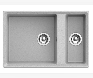 Кухонная мойка GranFest Level GF-LV-760K, 76х50 см, серый
