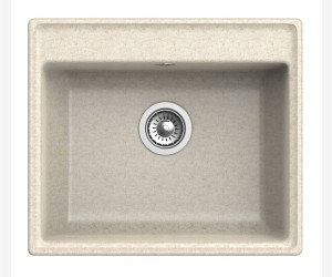 Кухонная мойка GranFest Vertex GF-V-580, 58х50 см, бежевая