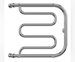 Полотенцесушитель водяной Terminus Фокстрот 600x600, ширина 60 см, высота 63.2 см, боковое подключение