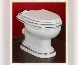 Напольный унитаз Migliore Milady платина