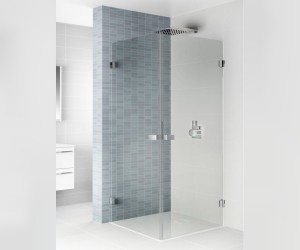 Душевой уголок Riho SZ Scandic NXT X209, 97x97x200 см, цвет профиля черный, стекло прозрачное, левый/правый, GX12052B0