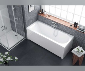 Акриловая ванна Excellent Actima Aurum WAEX.AUR17WH, 170 х 70 см, каркас в комплекте