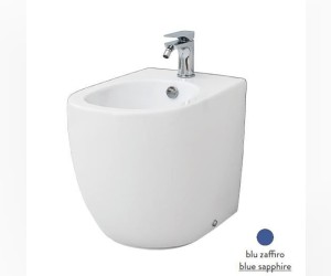 Биде ArtCeram File 2.0 FLB002 16; 00, напольное, цвет - blu zaffiro (синий сапфир)
