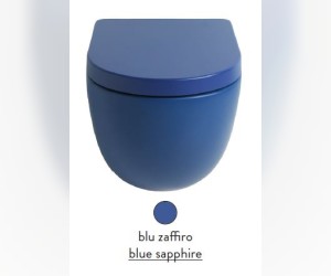 Биде ArtCeram File 2.0 FLB002 16; 00, напольное, цвет - blu zaffiro (синий сапфир)