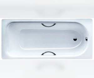 Стальная ванна Kaldewei Saniform Plus Star мод. 333, 160*75*41 см, с отверстиями для ручек