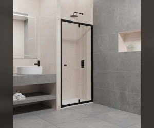 Душевая дверь RGW PA-02B, 04080208-14, 80 х 185 см распашная, черный