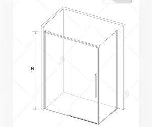 Душевой уголок RGW SV-42-B 32324282-014 120 х 80 см прямоугольный, черный