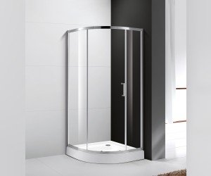 Душевой уголок Cezares Molveno-R-1-100-C-Cr-IV, 100 х 100 см, стекло прозрачное, хром