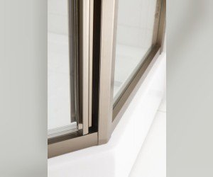 Душевой уголок Cezares ECO-O-P-1-90-C-Br, 90 х 90 х 195 см, стекло прозрачное