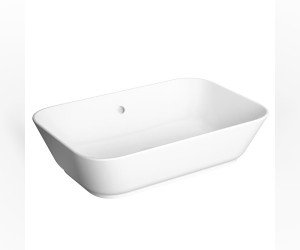 Раковина Vitra Geo накладная, с переливом, белый, 7425B003-0012