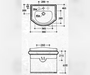 Консоль подвесная Migliore Bella ML.BLL-24.055 с решеткой