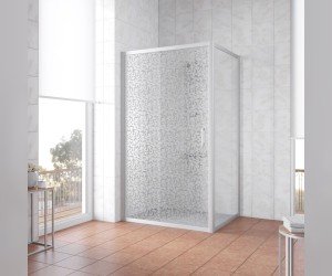 Душевой уголок Vegas Glass ZP+ZPV, 100 x 70 x 190 см, профиль матовый хром, стекло фея