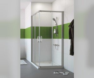 Душевой уголок Huppe Fracture 2.CU0104.069.321 100 x 100 x 190 см, профиль серебро с ярким блеском