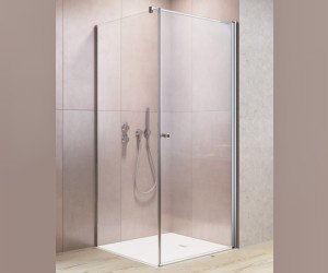 Душевой уголок Radaway EOS KDJ I 90/R, 90 х 90 см, стекло прозрачное, профиль хром, дверь правая, 137503-01-01R