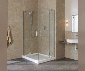 Душевой уголок Vegas Glass AFA-F Lux, 120 x 90 x 199.5 см, профиль матовый хром, стекло прозрачное