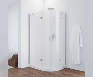 Душевой уголок Vegas Glass AFS-F, 120 x 80 x 190 см, профиль матовый хром, стекло сатин