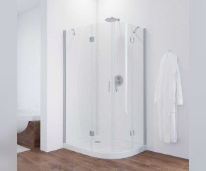 Душевой уголок Vegas Glass AFS-F, 120 x 80 x 190 см, профиль матовый хром, стекло прозрачное