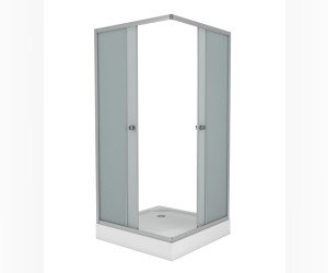 Душевой уголок Niagara Eco 1000 х 1000х 1950 см, низкий поддон, профиль хром, стекло матовое, NG-010-14Q