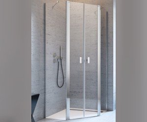 Душевой уголок Radaway Nes PTD, 80 x 80 см, стекло прозрачное, профиль хром