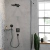 Полка Hansgrohe AddStoris угловая 30 см, чёрный матовый, 41741670