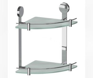 Полка стеклянная угловая Artwelle Harmonie HAR 040 двойная