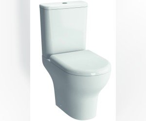 Напольный безободковый унитаз Vitra Zentrum, крышка микролифт, белый, 9824B003-7207