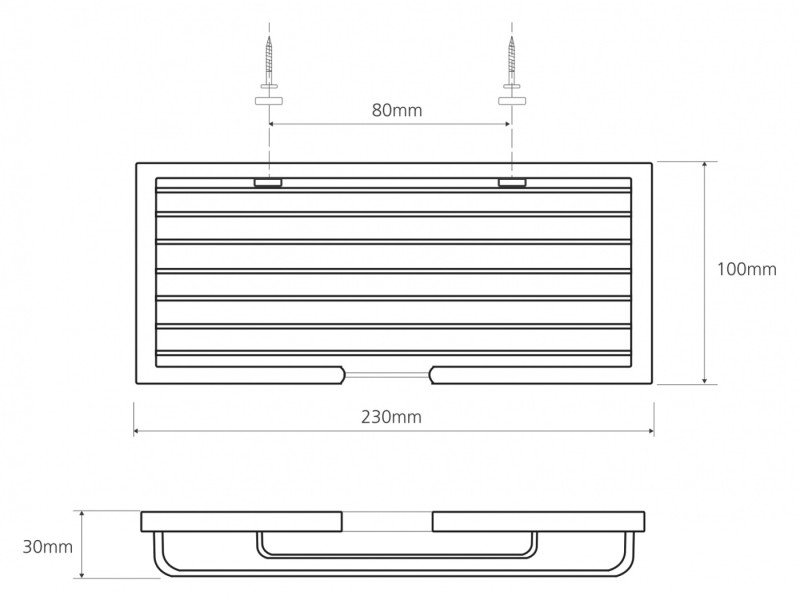 Полка Bemeta Cytro 102308072