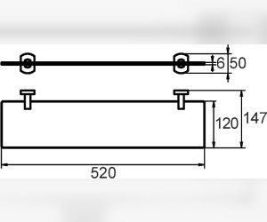 Полка Milardo Neva NEVSMG0M44