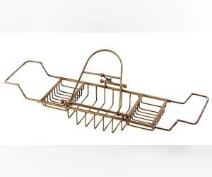 Полка-решетка с книжной подставкой Migliore Complementi ML.COM.BR-50.171 - бронза