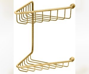 Полка-решетка двойная Migliore Complementi ML.COM.DO-50.112.DO - золото