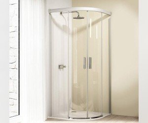 Душевой уголок Huppe Design elegance, 120 х 90 х 190 см, стекло прозрачное